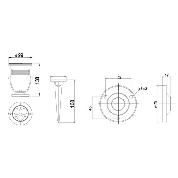 Faretto da Giardino LED RGB...