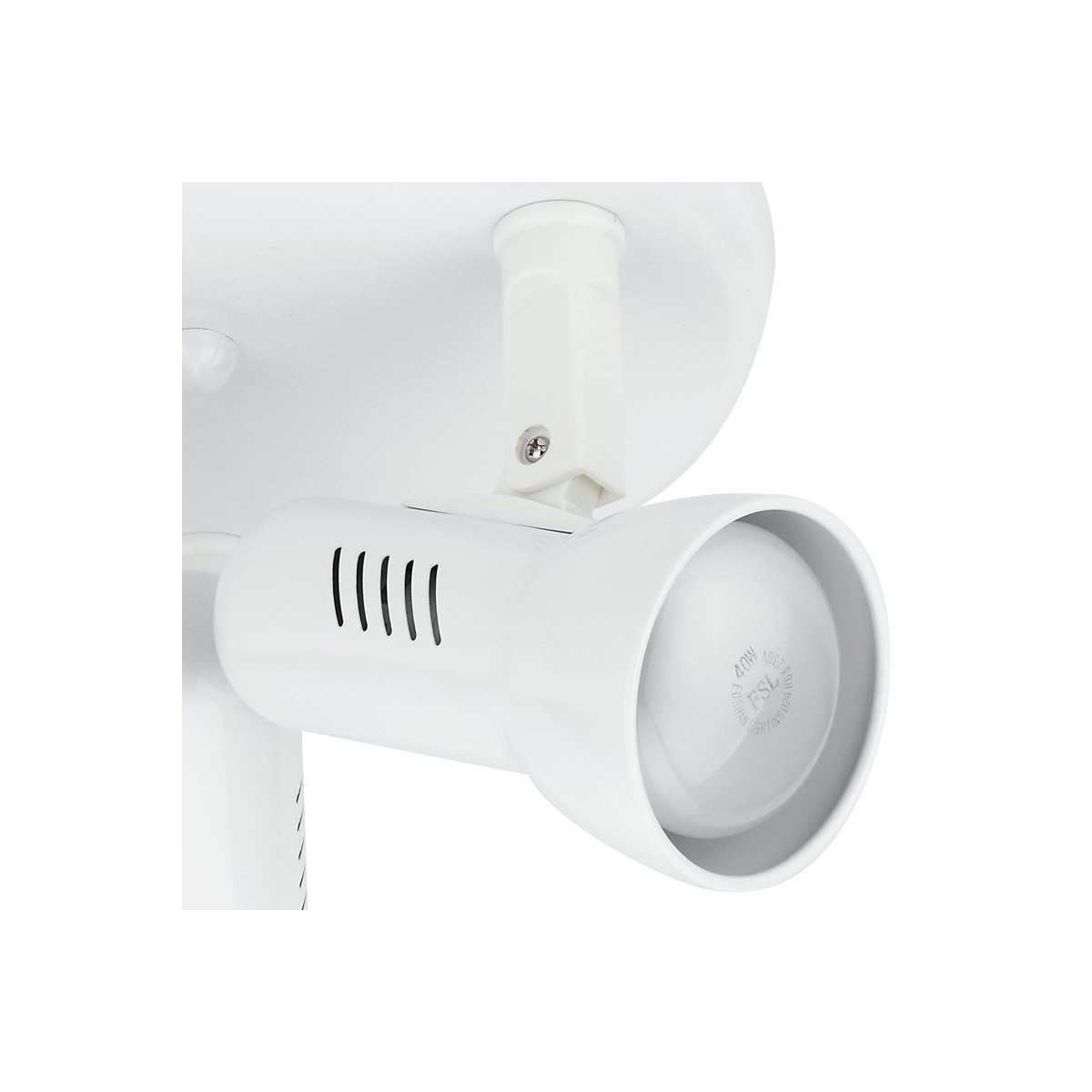 SPOT-CARRERA-PL3 - Plafonnier rond blanc à trois lumières...