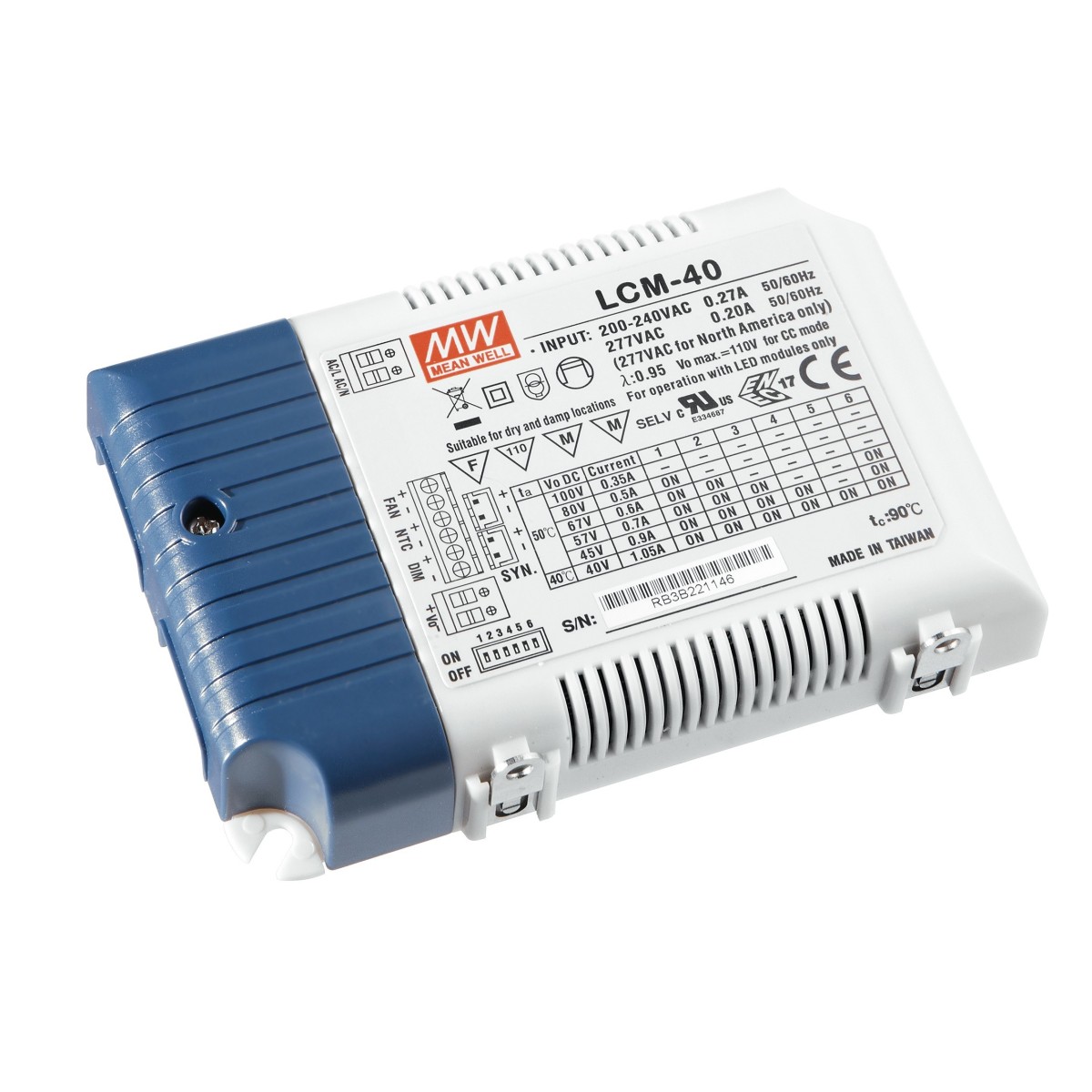 I-DRIVER-DIMM-LCM40 - Alimentation à courant constant à intensité variable du pilote 40 watts