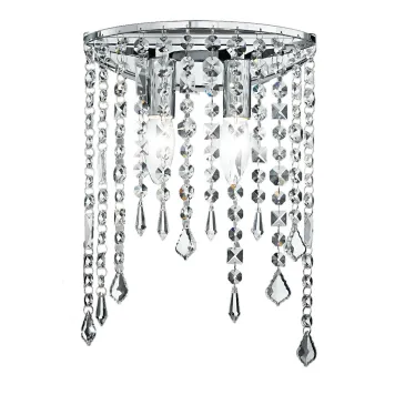 I-BREEZE / AP2 - Élégante applique murale pendentifs K9 cristaux métal applique murale classique E14