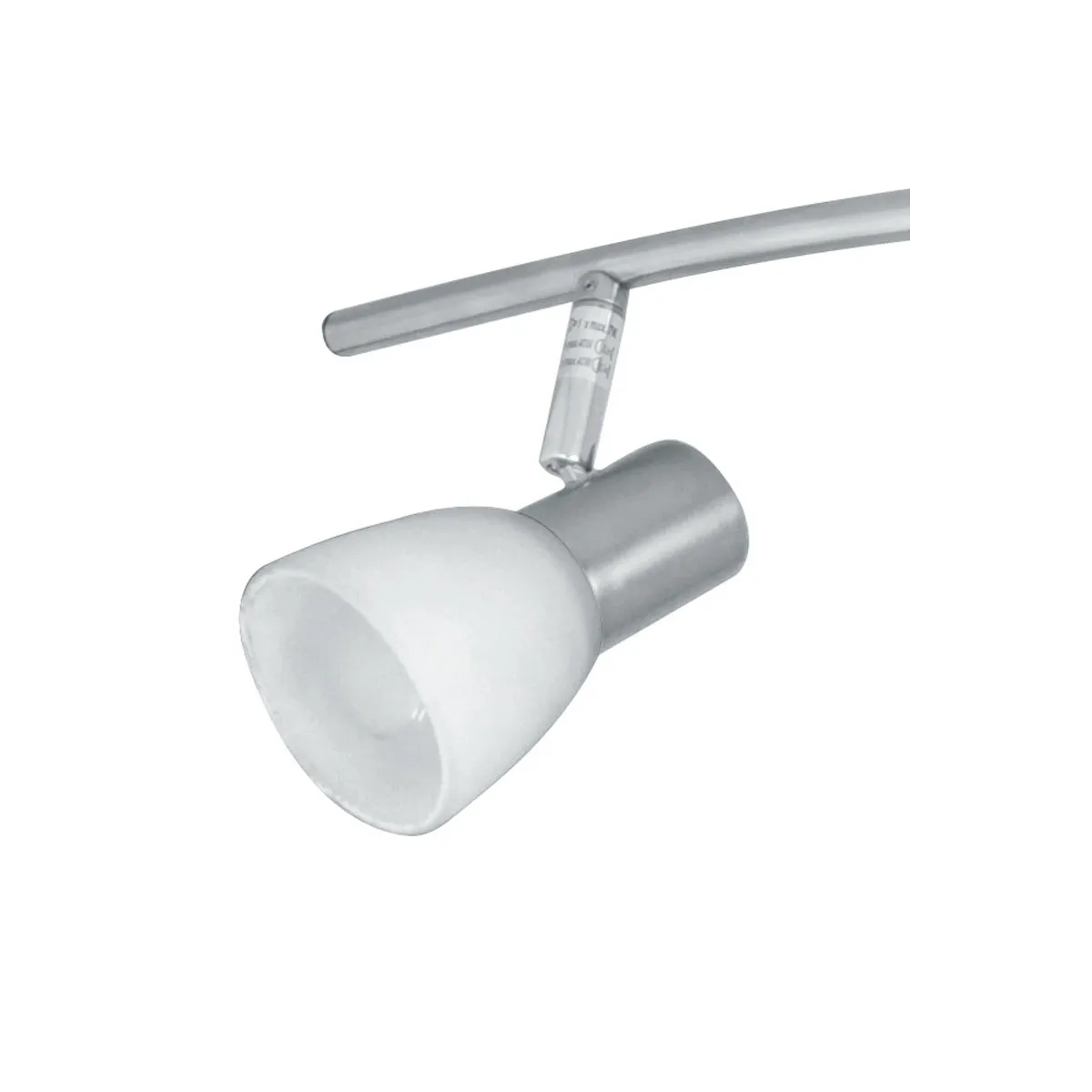 SPOT-MITO-S4 - Plafoniera elegante di colore nickel a quattro luci 40 watt E14