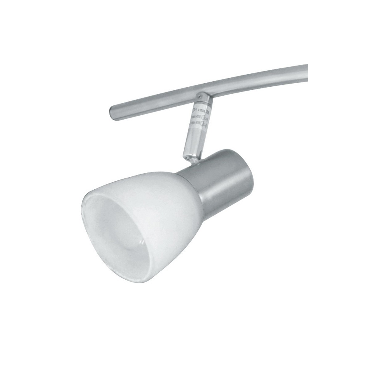 SPOT-MITO-S4 - Plafonnier élégant en couleur nickel avec...