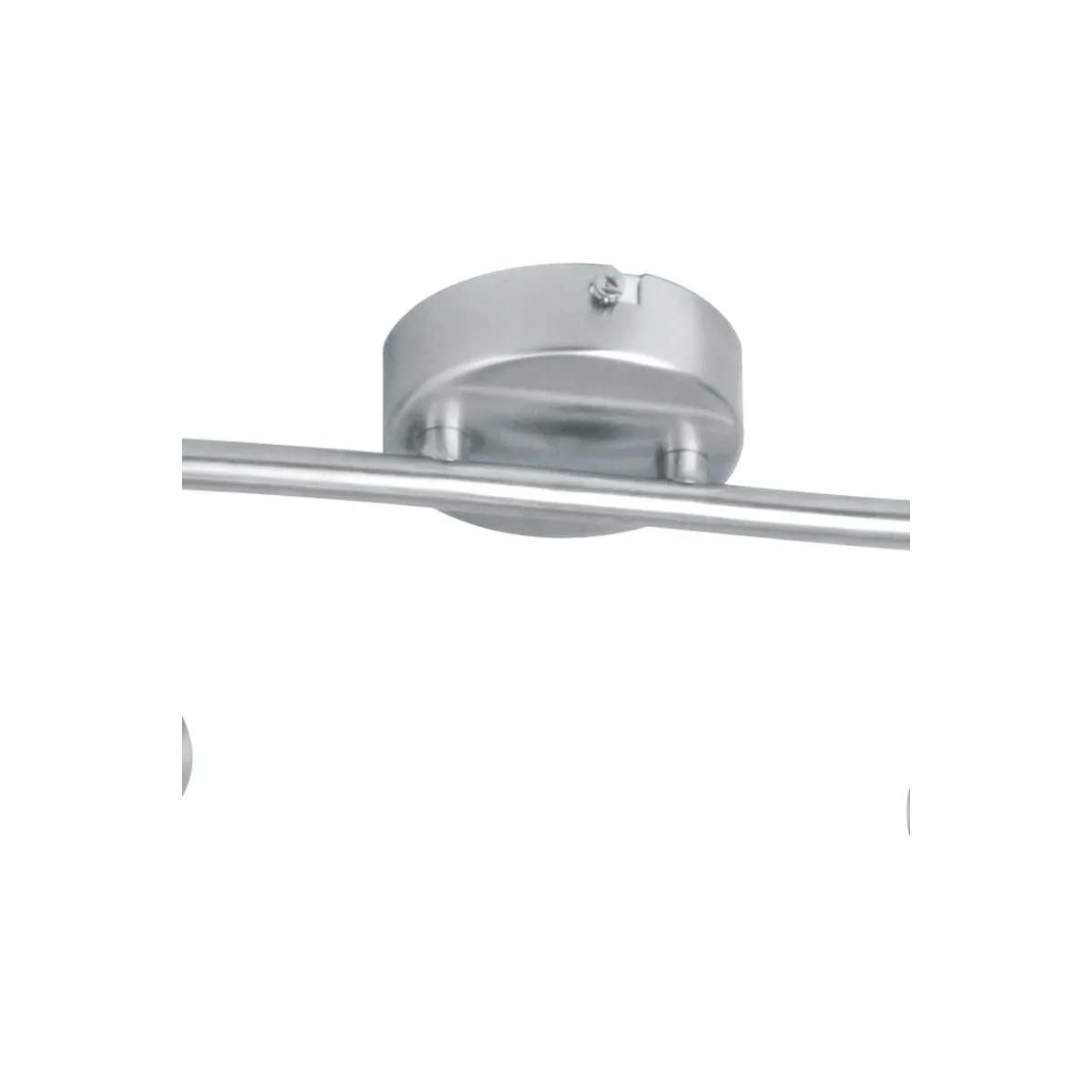 SPOT-MITO-S4 - Plafoniera elegante di colore nickel a quattro luci 40 watt E14
