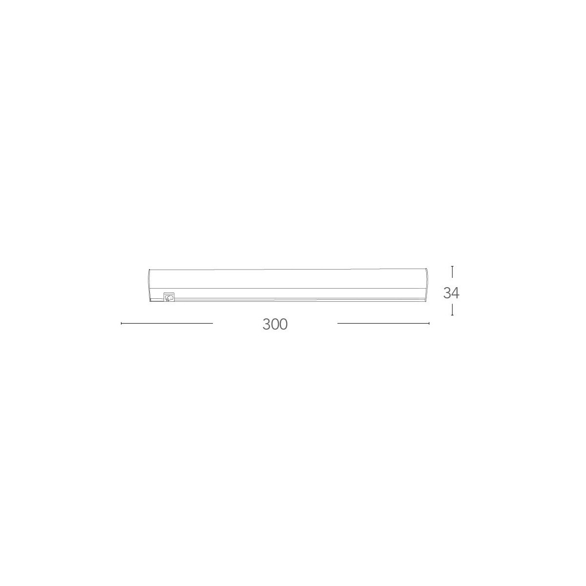 LEDBAR-T5-30 - Barre Led 30 cm 4 watts 4000 kelvin T5