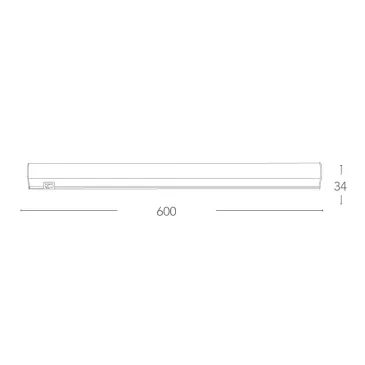 LEDBAR-T5-60 - Barra led 60 cm 8 watt 4000 kelvin T5