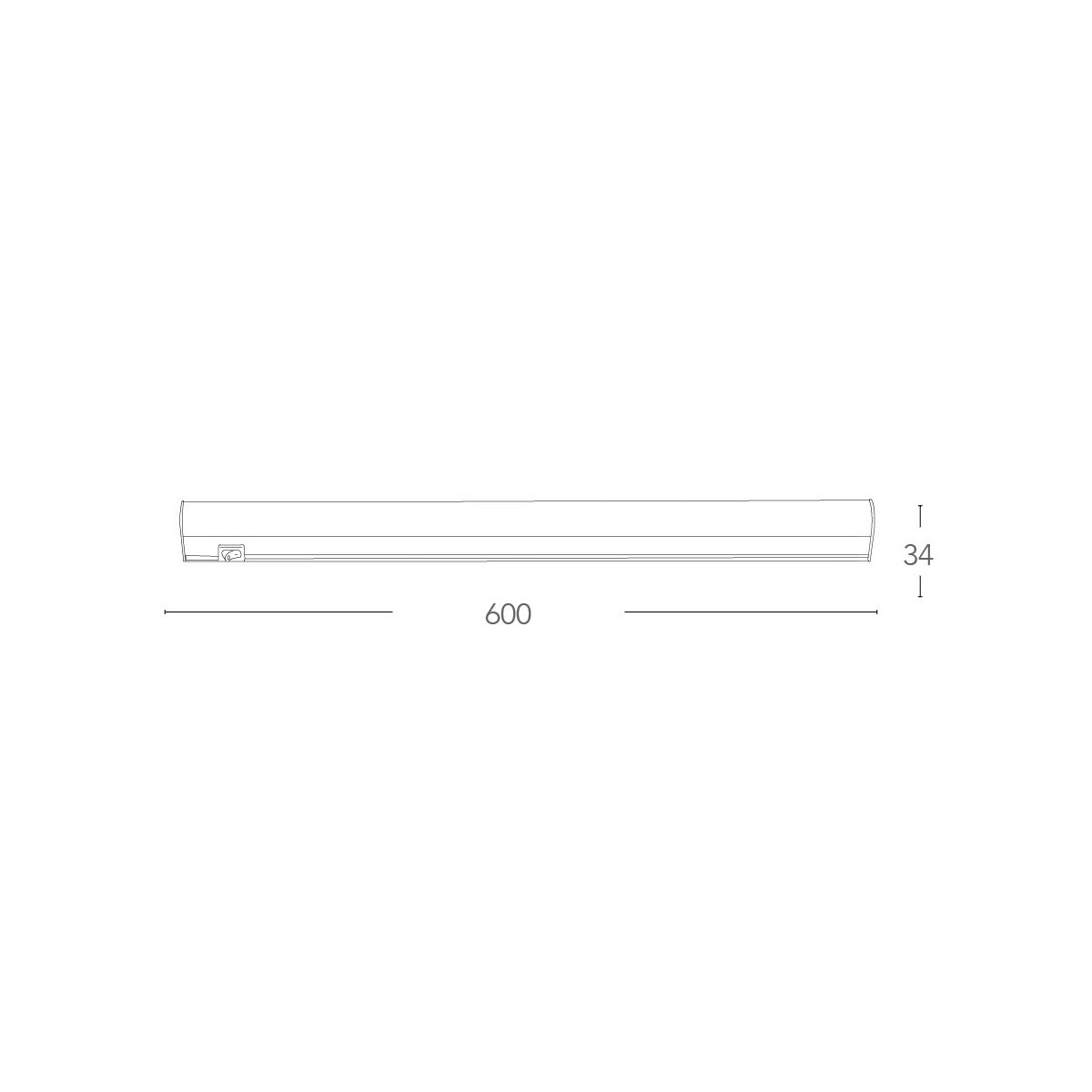 LEDBAR-T5-60 - Barre LED 60 cm 8 watts 4000 kelvin T5