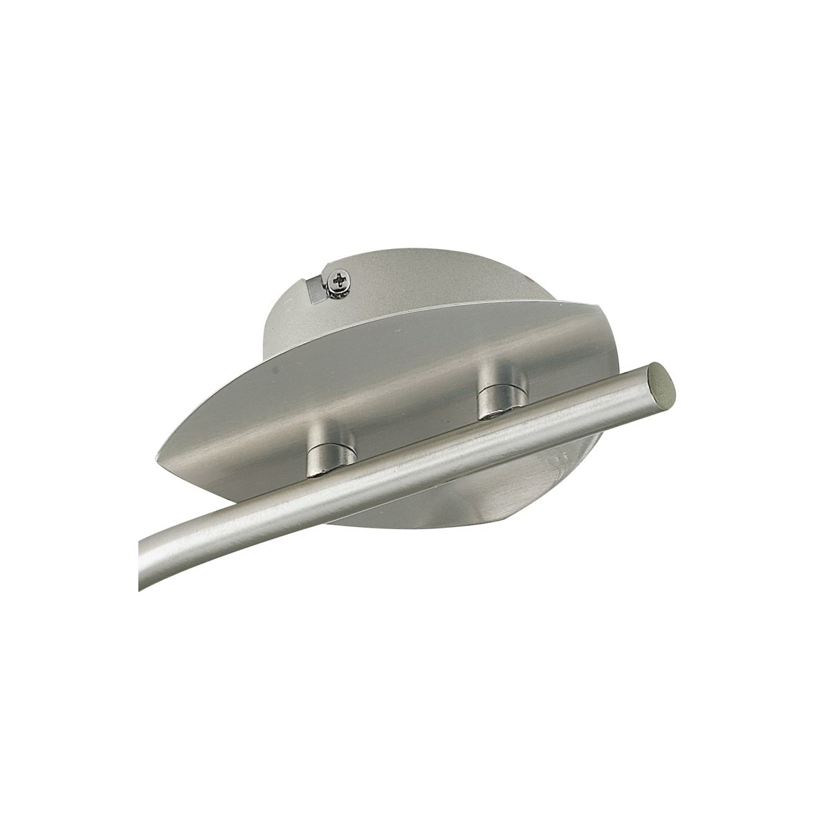 SPOT-SUNNY-S3 - Plafonnier de couleur nickel avec une...