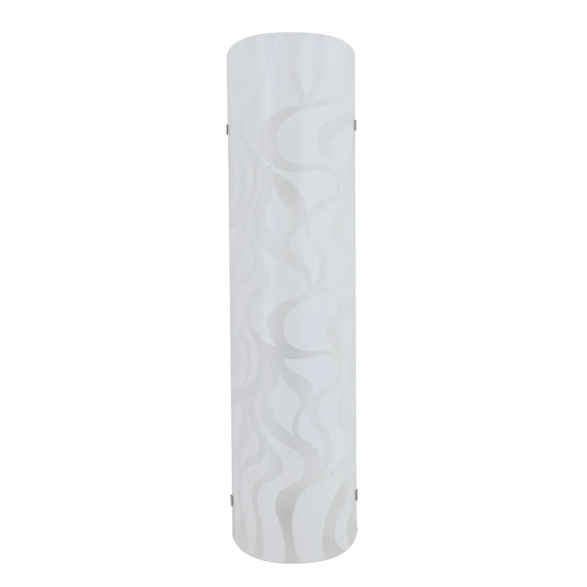 I-JASMINE / AP40 - Lampe Murale en Verre Blanc Design Ondes Moderne Led 16 W Lumière Naturelle