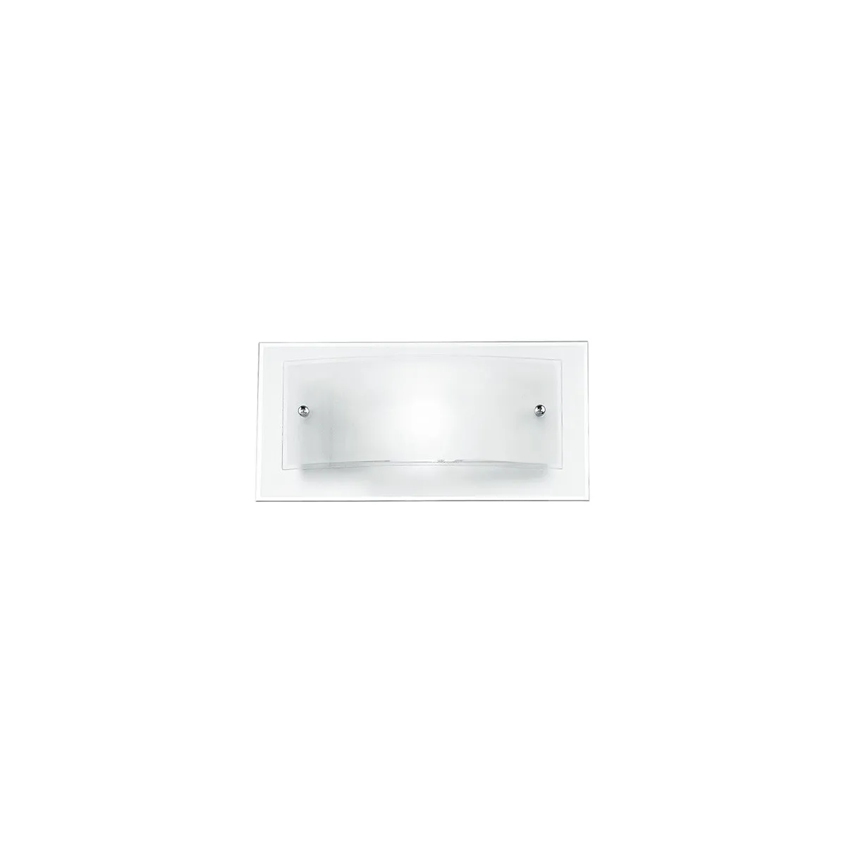 Lampada da Muro Doppio Vetro Trasparente Illuminazione...