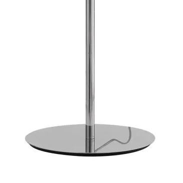 Piantana lampada da terra 60W 3XE27 cromo GRAPE. Moderno punto luce con struttura in metallo a forma di sassi