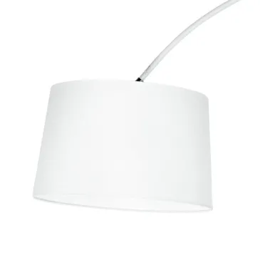 Abat-jour circulaire en tissu blanc Dream Line