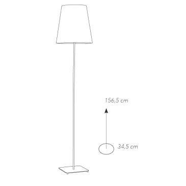 Lampadaire moderne en métal...