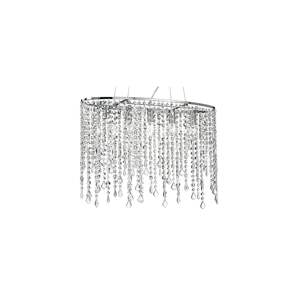 Sospensione in Metallo con Cristalli K9 Pendenti Linea Breeze Fan Europe