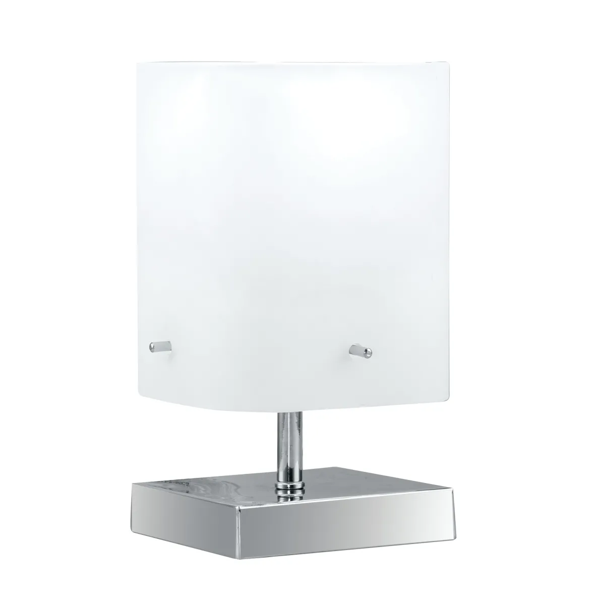 I-SQUARE/L - Lume Moderno Metallo paralume Vetro Bianco...