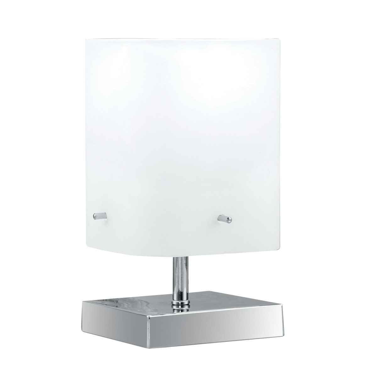 I-SQUARE/L - Lume Moderno Metallo paralume Vetro Bianco...