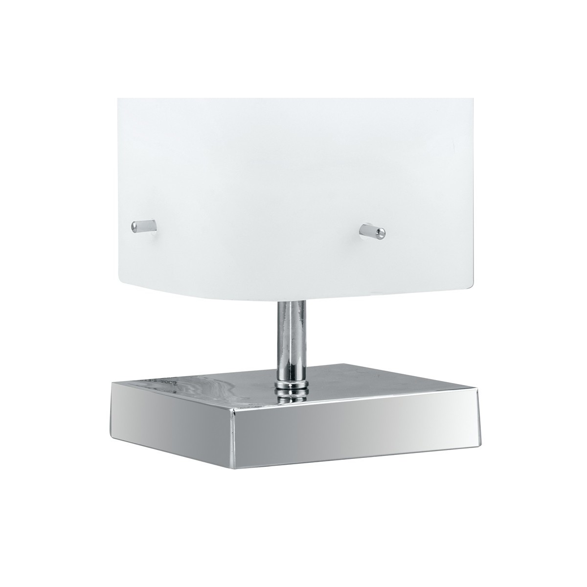 Base Lumetto Square in Metallo con Diffusore in Vetro...
