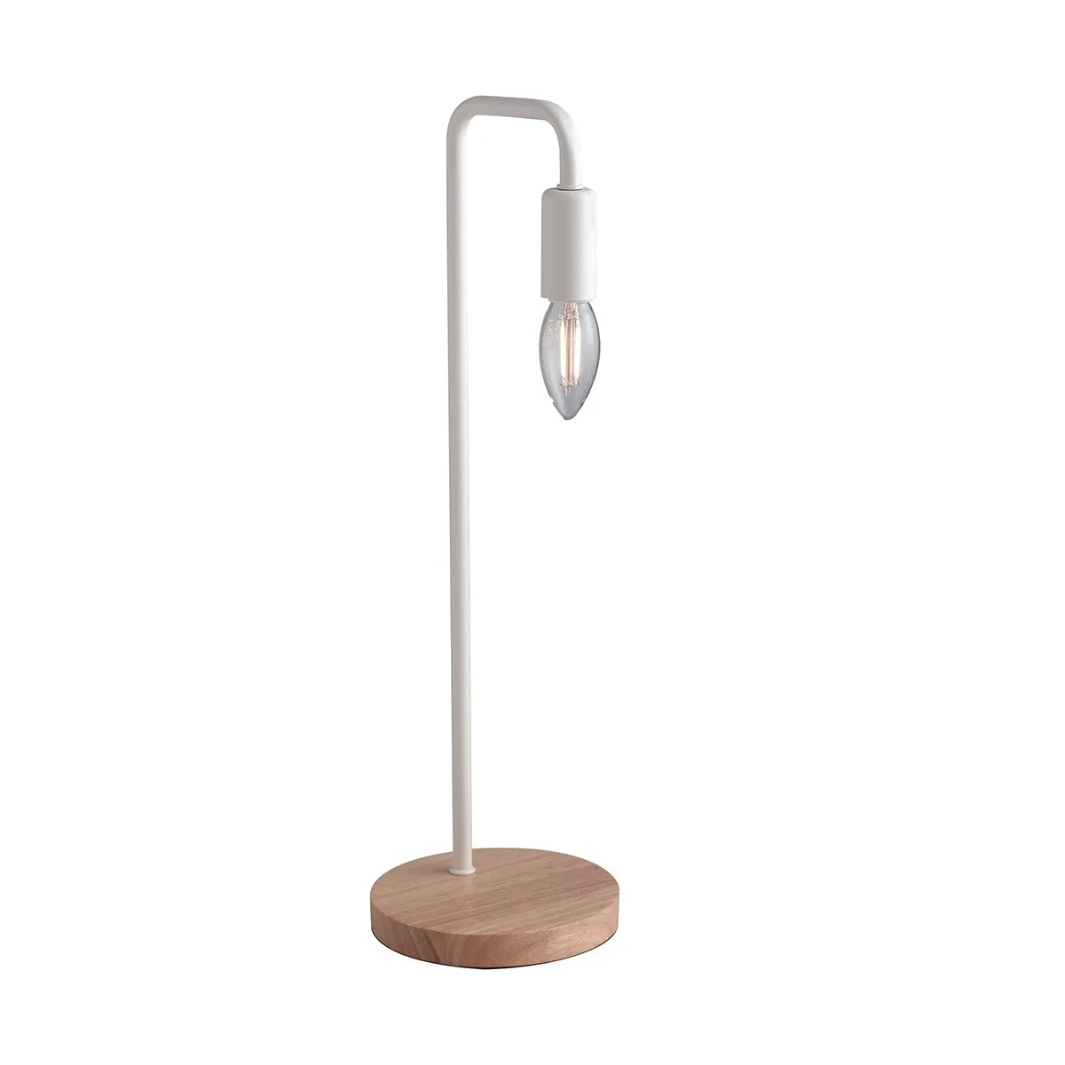 I-SUSHI-L BCO - Lampada da Tavolo Minimal Metallo Bianco...