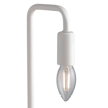 Fusto Minimal in Metallo Bianco Lume Sushi