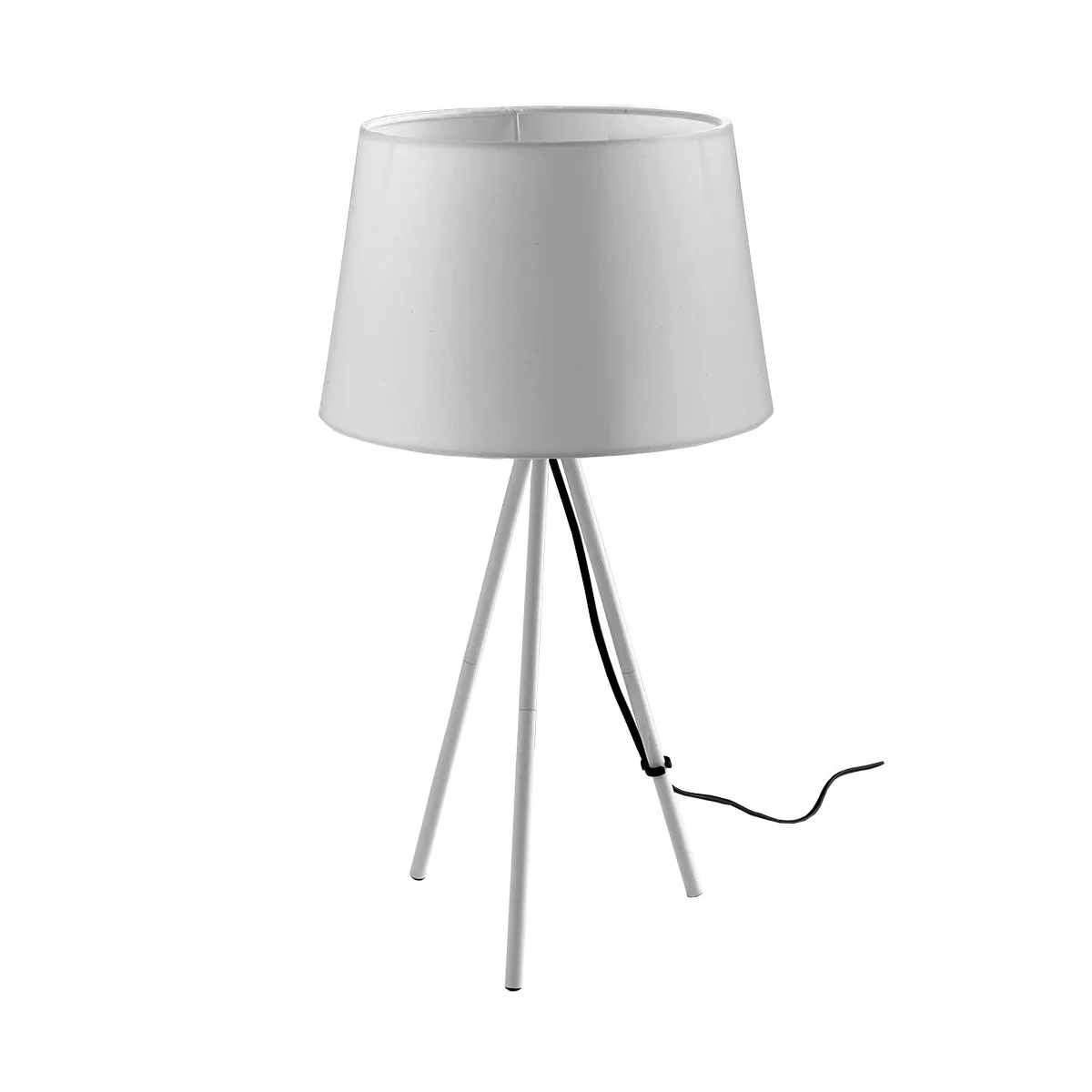 I-MARILYN-L BCO - Lampe de table trépied abat-jour en...