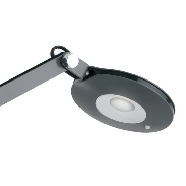 Lampe Locke Gray en métal et plastique avec fil noir