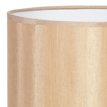 Abat-jour en PVC couleur or Pulsar