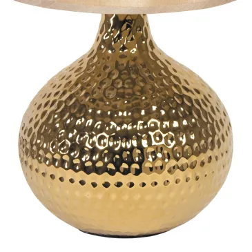 Lampe de table Pulsar avec tige en céramique FanEurope couleur or