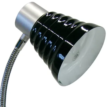 Lampe Leonardo avec abat-jour en plastique réglable noir FanEurope