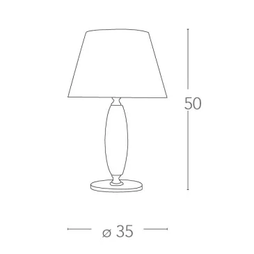 Lampe de table classique en...