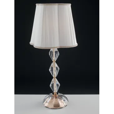 I-RIFLESSO / LG1 - Lampe de table abat-jour en cristal finition cristal Tissu classique E27