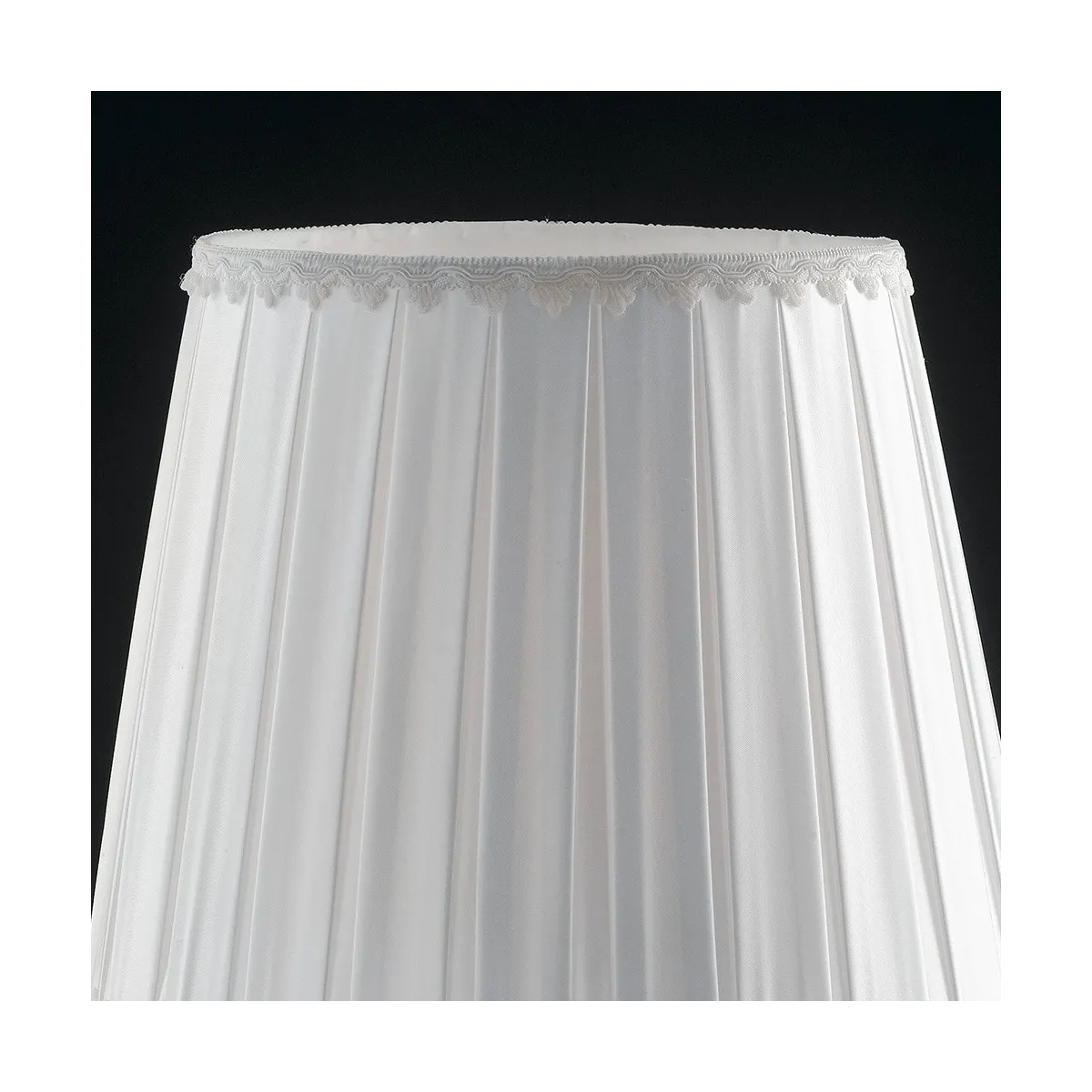 Abat-jour en tissu blanc Incanto Fan europe line