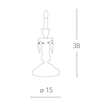 Lampe de Table Chrome Fini...