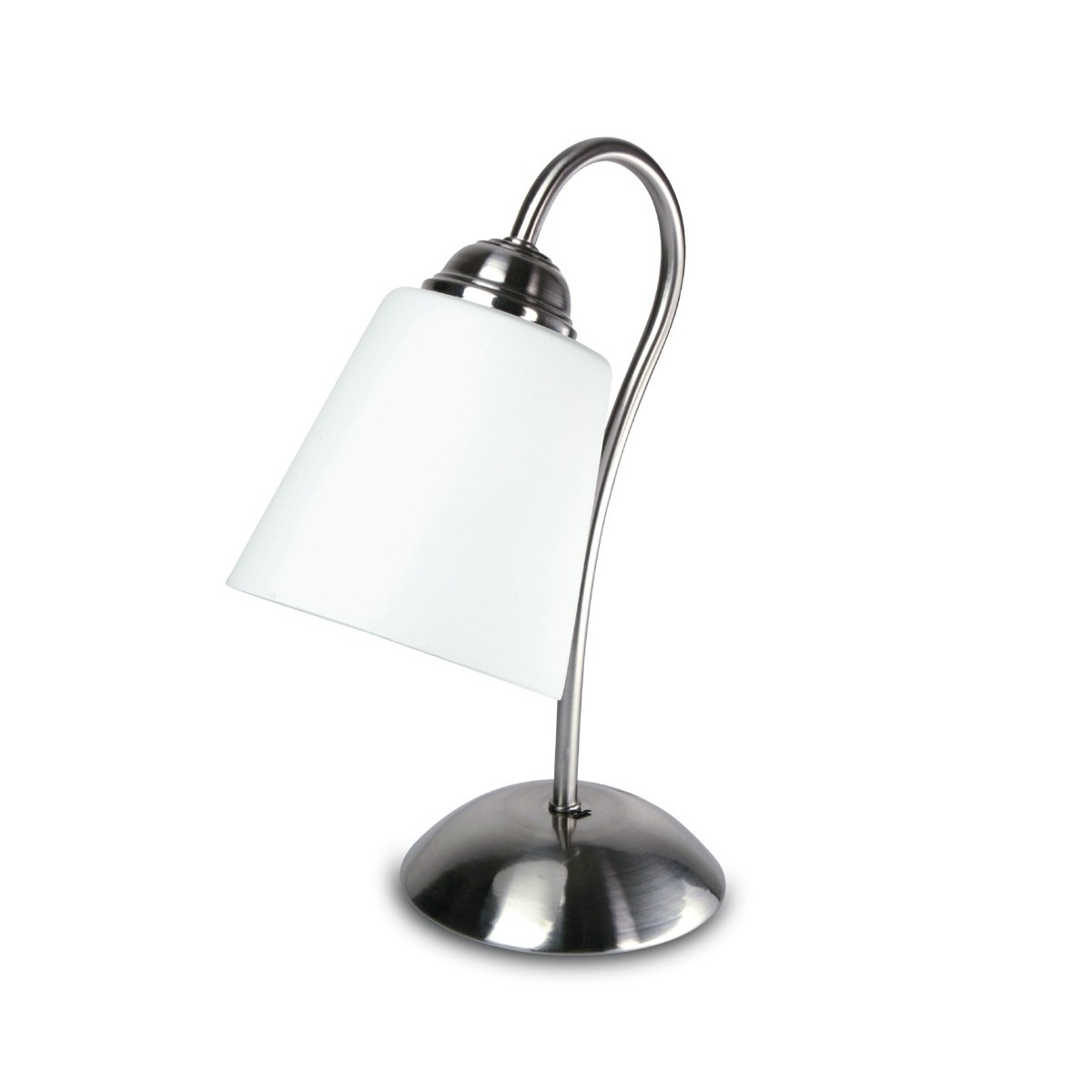 I-1162/L NIK - Lampada da Tavolo Nickel Metallo paralume...