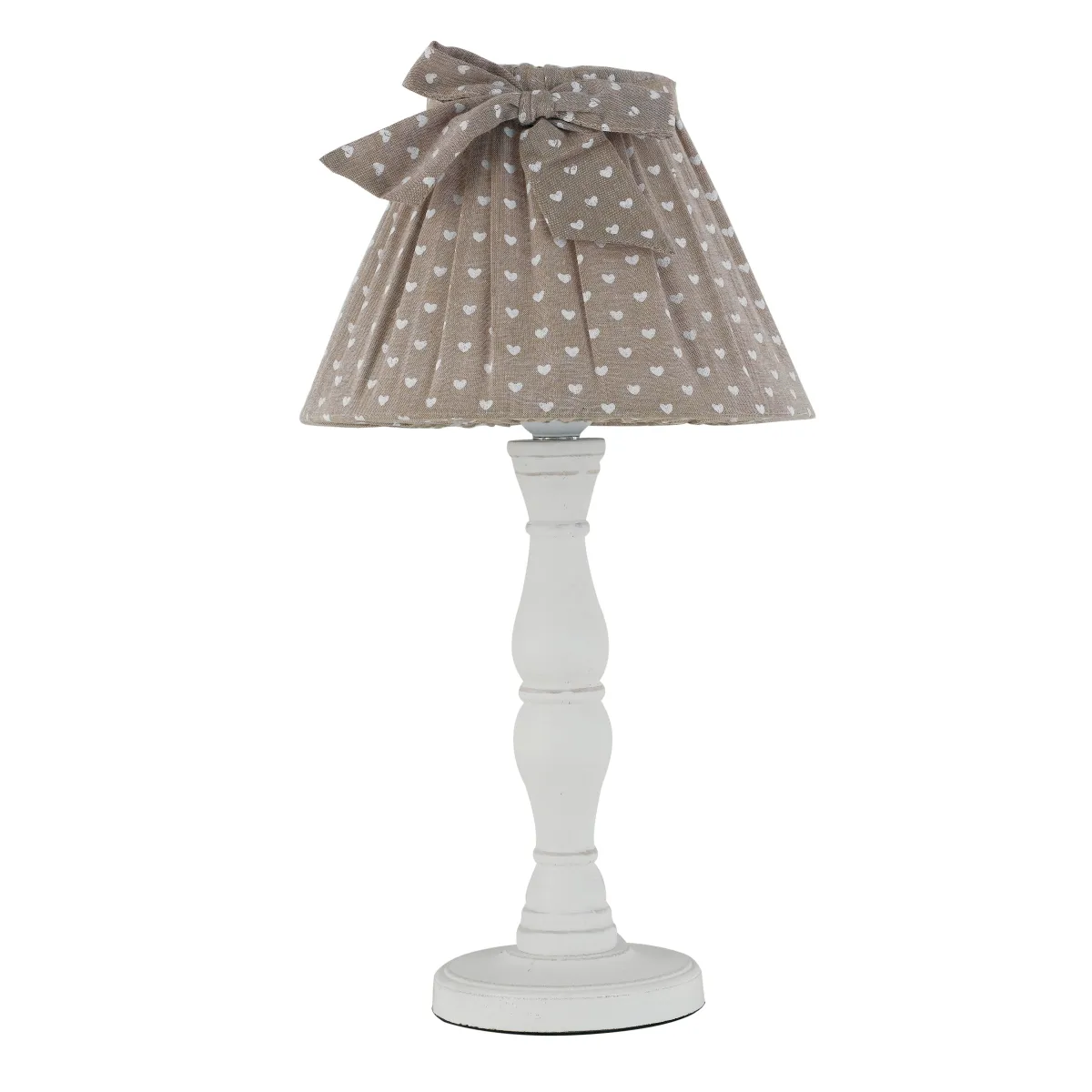 I-SWEET-LUME - Abat jour Fusto Legno Bianco Paralume...