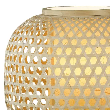 Lampe en bambou naturel E27