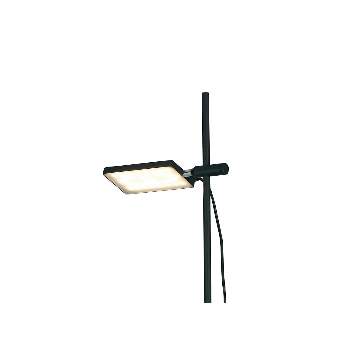 Diffuseur Led réglable en hauteur réglable avec structure en aluminium noir