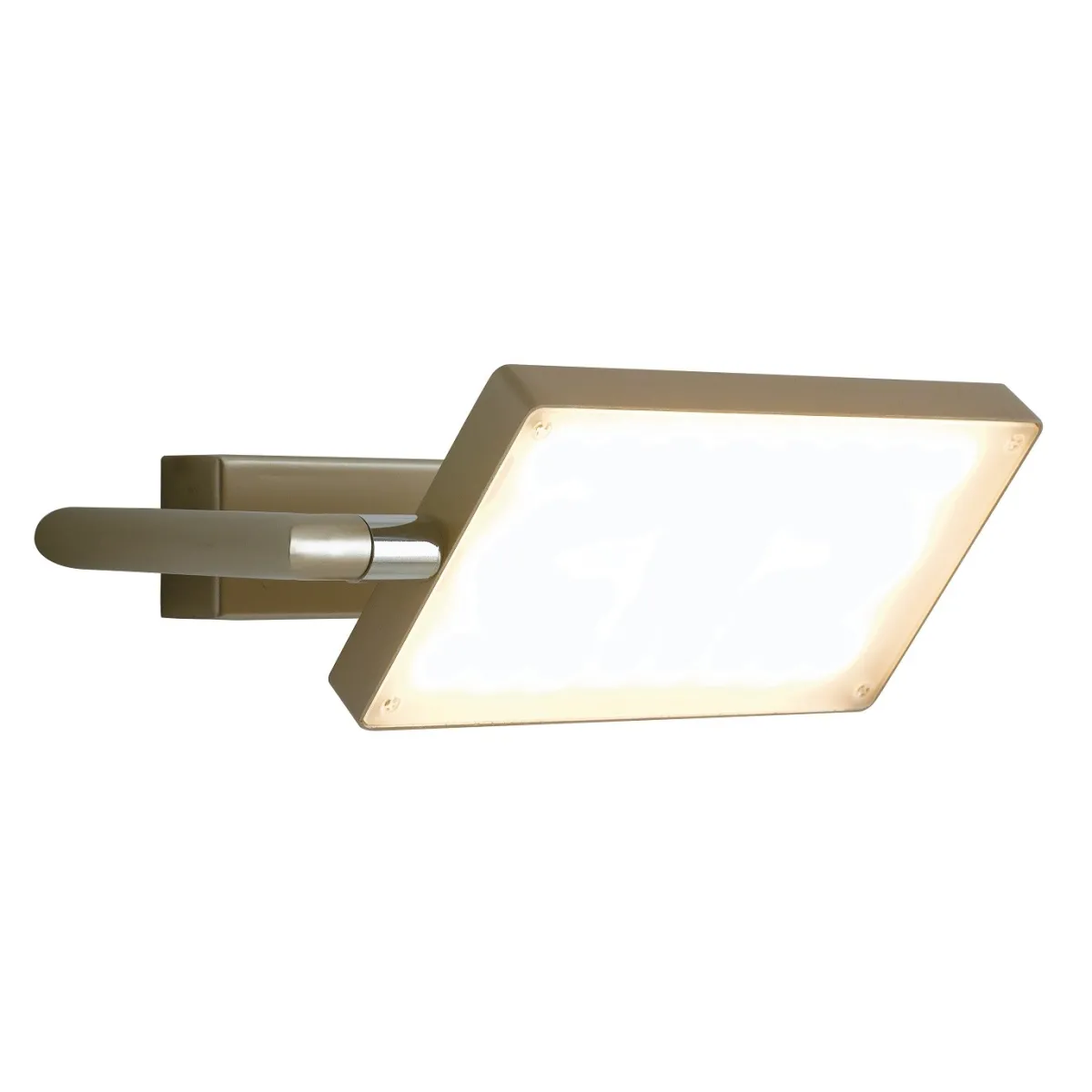 LED-BOOK-AP-ORO - Applique Oro Alluminio Lampada Libro Orientabile Led 17 watt Luce Calda