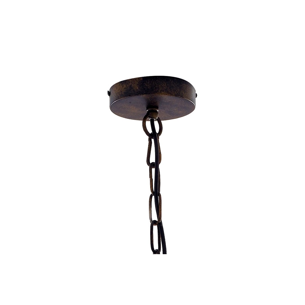 Suspension de chaîne en métal avec effet rouille Amarcord...