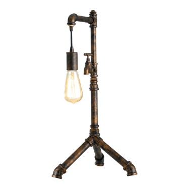 Lampada Rustica Ruggine o Zincato E27