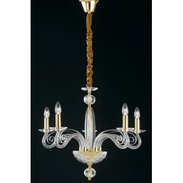 I-EPOQUE / 5 - Lustre en cristal finition dorée Classic Interior E14