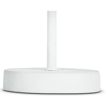 Fusto Lampada Batik in Acciaio Bianco Fan Europe