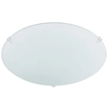 74/01212 - Plafoniera Lampada Moderna Tonda Vetro Bianco Interno E27