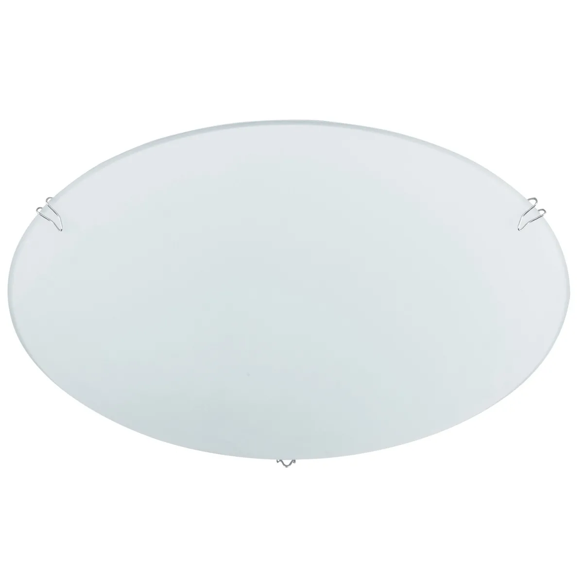 74/01212 - Plafoniera Lampada Moderna Tonda Vetro Bianco Interno E27