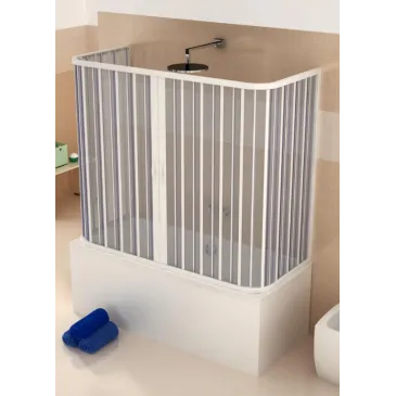 Box Doccia Cabina Vasca Tre lati 80 70x140x70 70x150x70 70x160x70 70x170x70 pvc