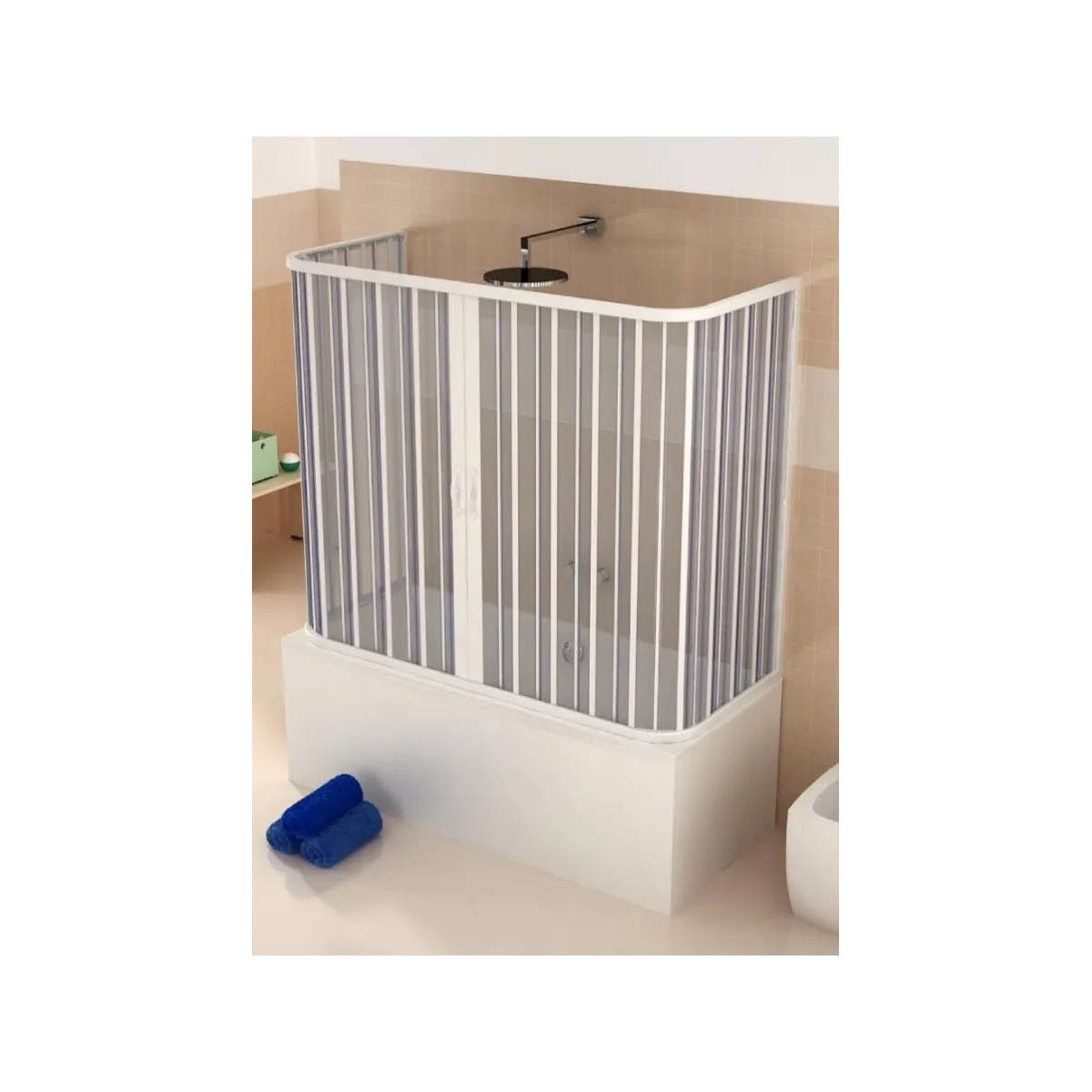 Box Doccia Cabina Vasca Tre lati 80 70x140x70 70x150x70...