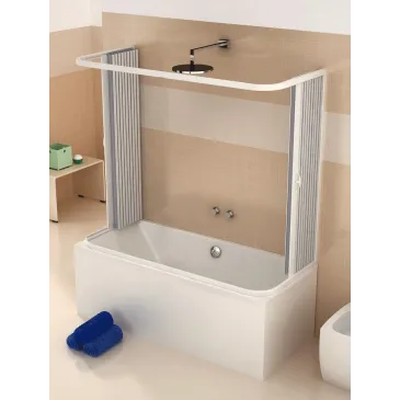 Box Doccia Cabina Vasca Tre lati 80 70x140x70 70x150x70 70x160x70 70x170x70 pvc