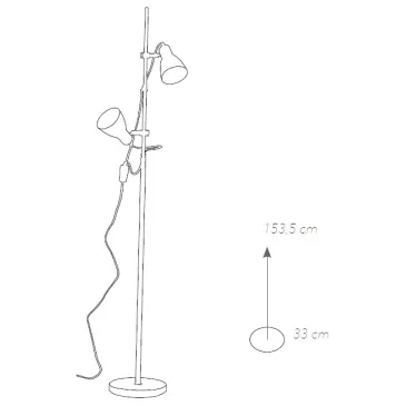 Lampadaire en métal...