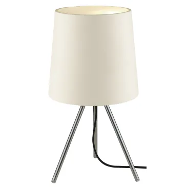 I-MARLEY/L BCO - Lume Treppiedi Alluminio Bianco Diffusore Acrilico Lampada da Tavolo Moderno E14
