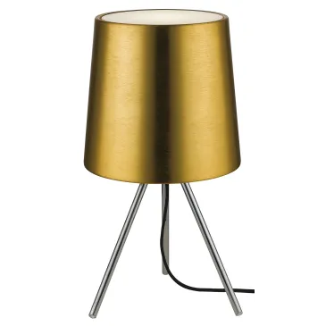 I-MARLEY/L ORO - Lume Diffusore Acrilico Alluminio Oro Lampada da Tavolo Moderna E14