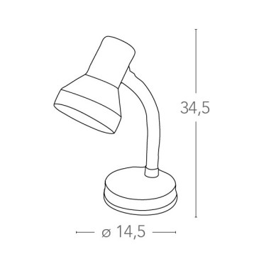 Lampada da Tavolo Moderna 5...