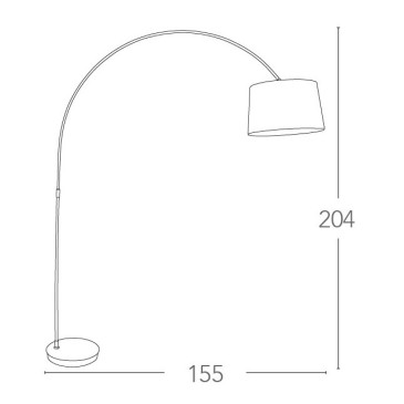 Lampada da terra Ad Arco...